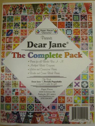 Dear Jane Paper Pieces